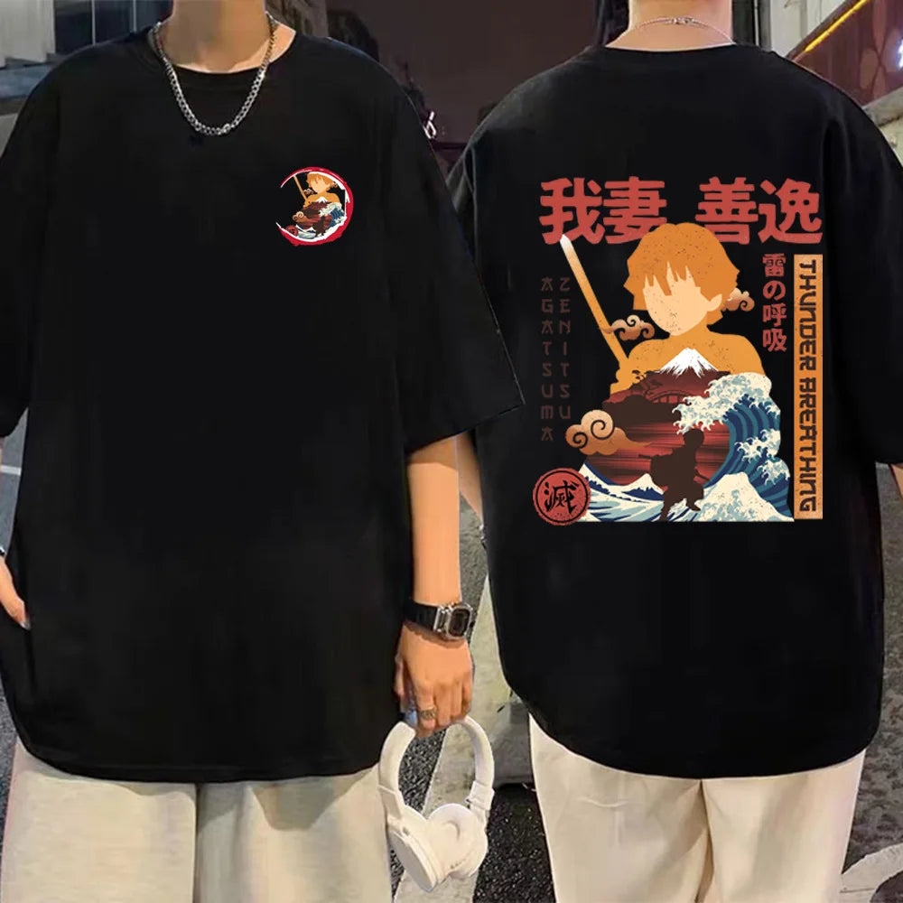 Demon Slayer Animation Derivatives Kamado Tanjirou  Unisex T-shirt Printing 2025