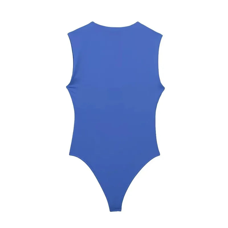 Women's Fashionable Sleeveless Bodysuit
