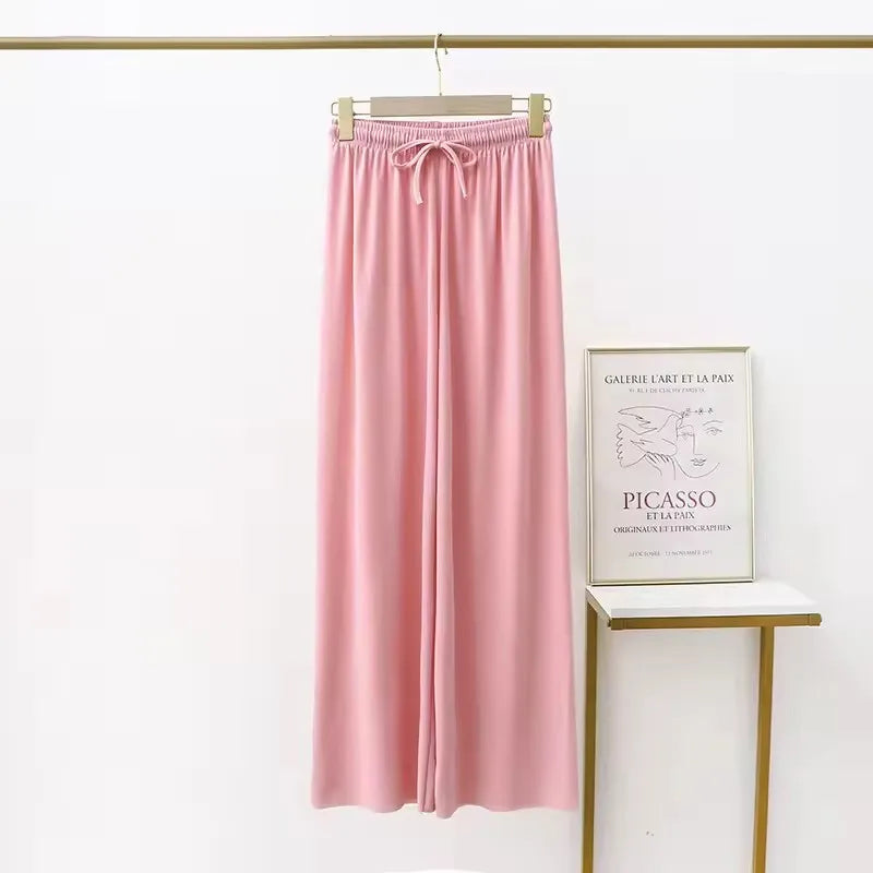 Women Long Pants Spring Summer Straight Long