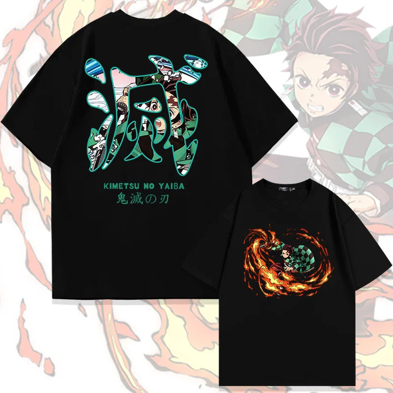 Demon Slayer Animation Derivatives Kamado Tanjirou  Unisex T-shirt Printing 2025